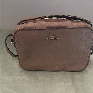 Coach Dusty Pink Leather Crossbody Bag